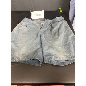 Redhead Mens W38 Navy Blue Chino Flat Front Casual Shorts